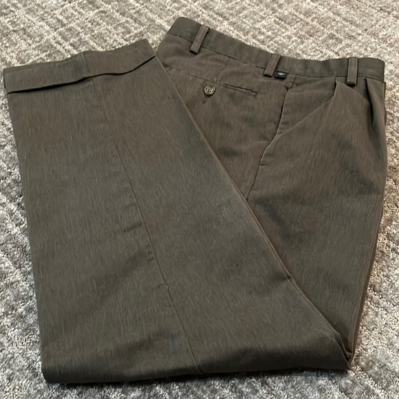 Dockers Brown/Green Mens 30x 30 Stain Defender Pants - Picture 1 of 8